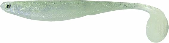 Optimum 4-Inch Opti Shad Soft Swimbait, Ghost Shad Finish