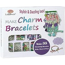 LolliBeads (TM) Make Charm Bracelets Kits 800 pcs Premium Bracelet Jewelry Making Kit Arts and Crafts for Girls Best Birthday/Christmas Gifts/Toys/DIY for Kids Friendship Bracelets Maker