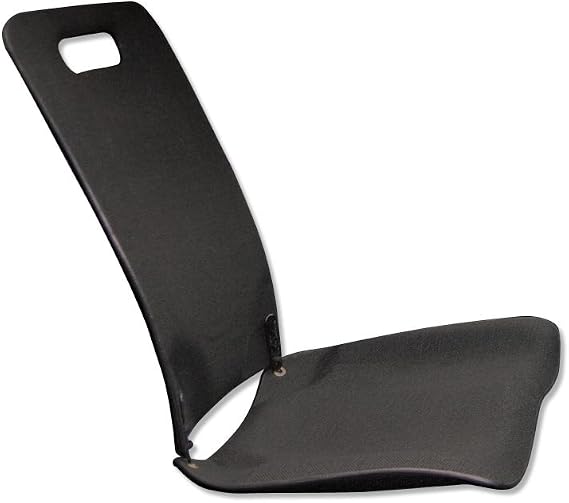 Medesign Backfriend Posture Support for Chairs and Car Seats, Double-Padded Seat, Black
