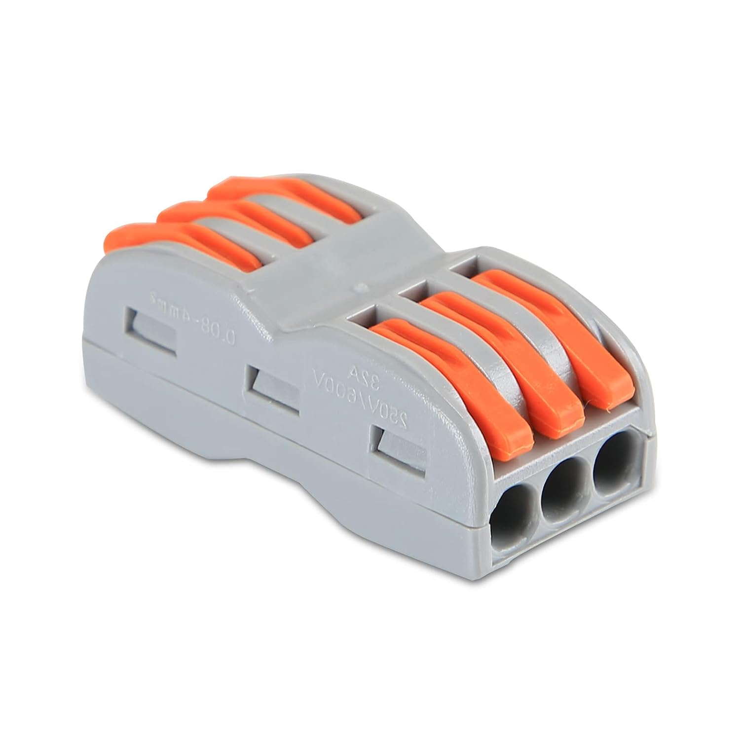 20PCS Compact Wire Conductor Connector，Aigreat Assortment Conductor,Wire Connectors for 3 Circuit Inline Splices, Electrical Connectors Blocks,Butt Terminal Connectors for 28-12 AWG