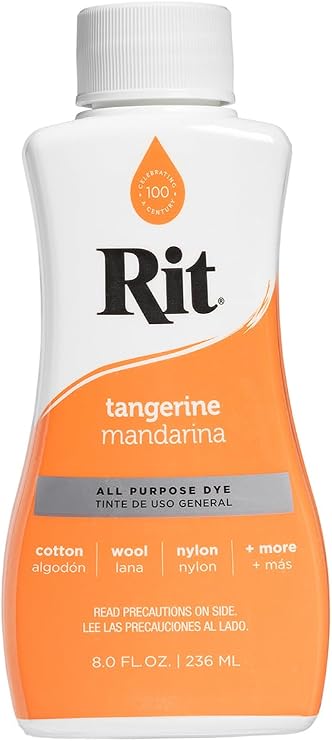 Rit All Purpose Liquid Dye Tangerine 236ml
