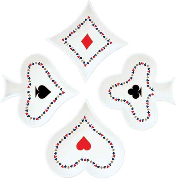 EASY LIFE Casino Royale Set of 4 Bowls Diameter 10.5 cm
