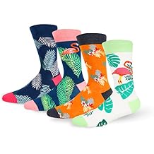 Benefeet Sox Mens Funny Crew Socks Cool Colorful Patterned Dress Socks Boys Novelty Funky Graphic Design Cotton Casual Sock