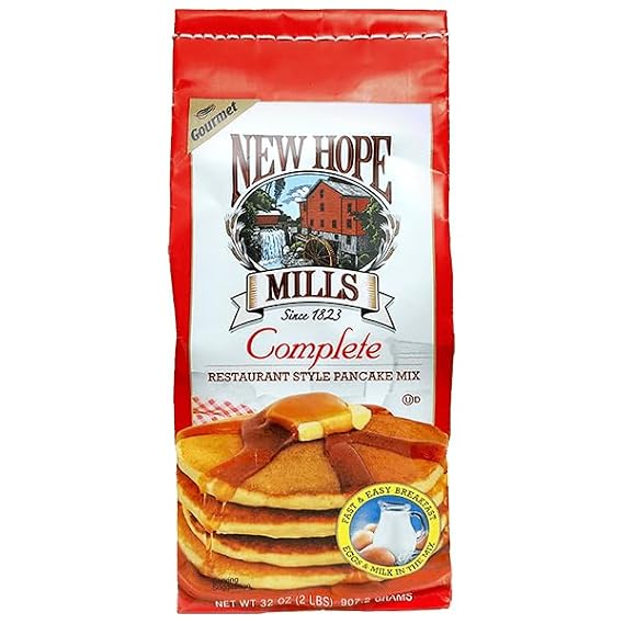 Complete Buttermilk Pancake Mix by New Hope Mills, Fluffy, Delicious Breakfast in Minutes 2 Pounds