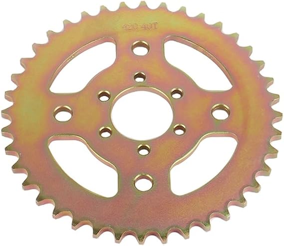 420 40T Rear Chain 6 Hole Sprocket For CT100U CC100X Mega Moto MMB80 105 Doodle DB30 Motovox MBX10 Bike