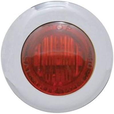 Pro-One Dual Function Red LED Mini Marker Lights with Clear Lens 402230