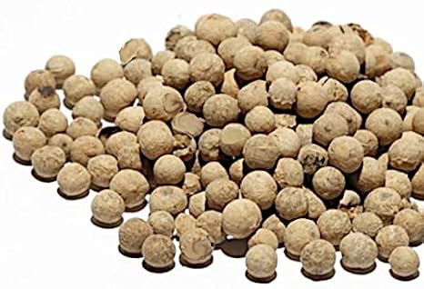 White Peppercorns Whole - plastic jar (Holds 3.4 oz.) - KOSHER