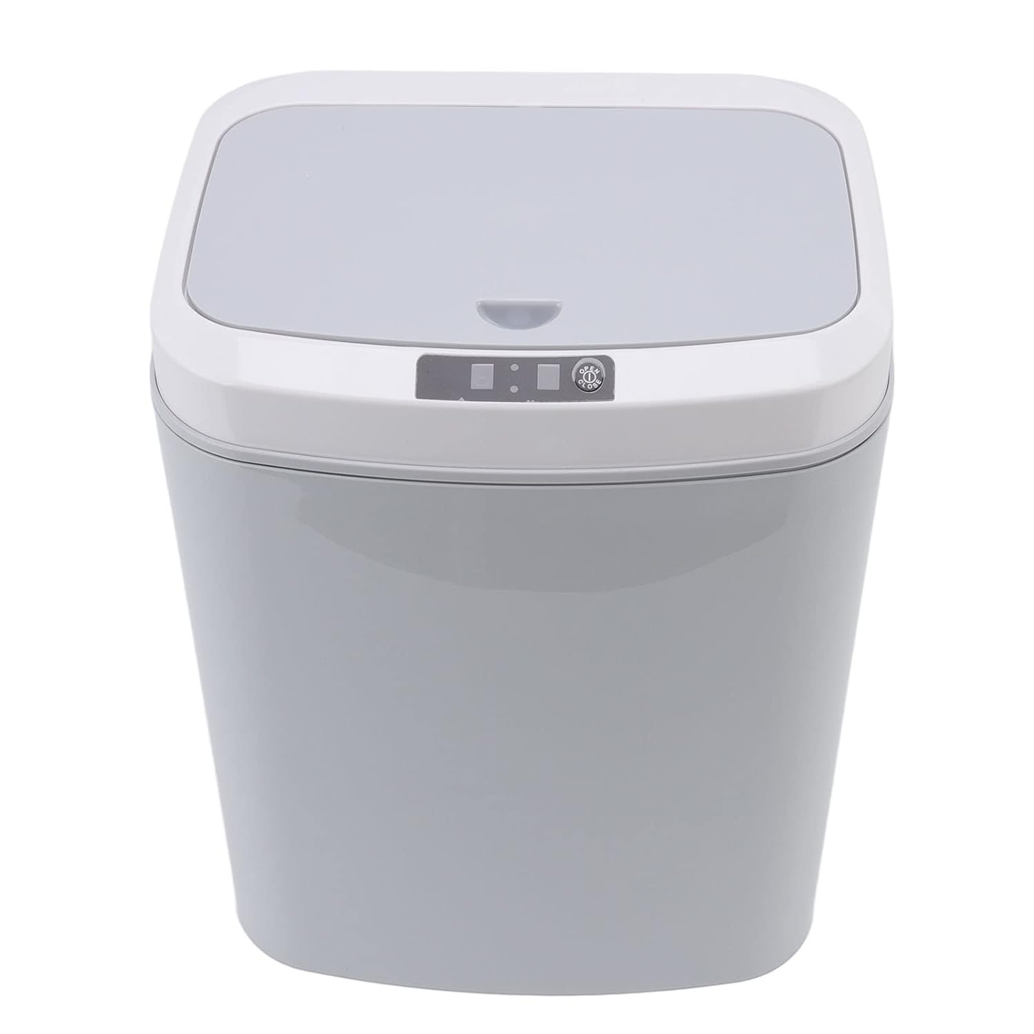 Alvinlite Motion Sensor Trash Can Touchless Trash Can Bathroom Garbage Can with Smart Lid Touchless Dustbin Plastic Trash Can for Kitchen Office Home,4.3 Gallon Grey