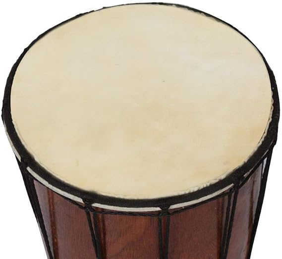 Drum Head Replacement Transparent Sound Collagen Fiber Bundle 2pcs for Bongo Drums Long Lasting Sound (8.5 inches)
