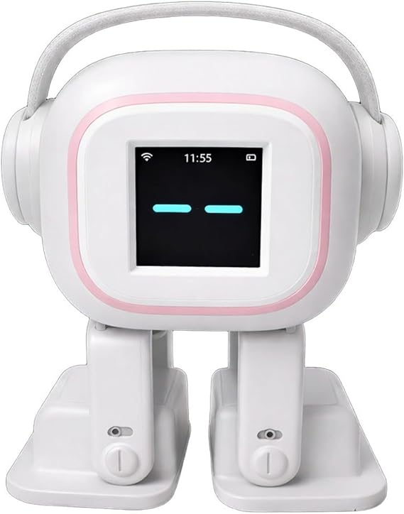 AI for COMPANION Robot with Emotional Chat, Singing & Dancing, Voice Control, ABS Build for Home Entertainment and Interactive Fun(White)