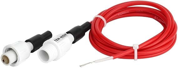TEN-HIGH Laser Power Supply High Voltage Cable 2 m Connection Cable with Plug for Laser Tube and Cutting Machine