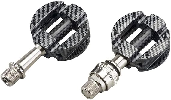 Carbon Quick Release Pedals for Brompton in Black