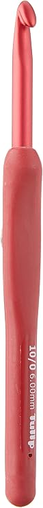 Tulip Etimo Red Crochet Hook W/Cushion Grip-Size 10/6.00mm