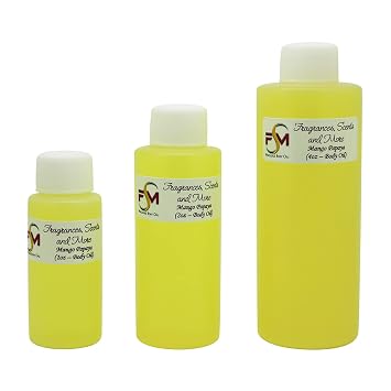 Mango Papaya Fragrance Oil - 1 Fl Oz Plastic Bottle (30ml)