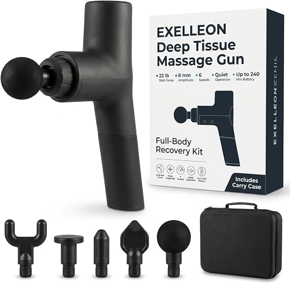 Massage Gun Deep Tissue, Percussion Muscle Massager, Back & Neck