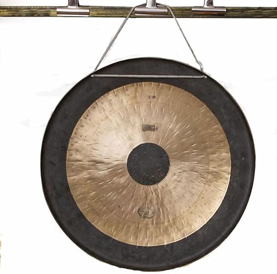 Chinese Percussion Instrument Copper Gong, Japanese gong Authentic gong gong Instrument(30cm)