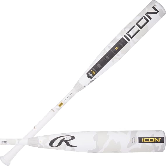 Rawlings | 2025 | Icon Baseball Bat | USSSA | -5 / -8 / -10 Drop | 3" Body | 2 Composite Pieces