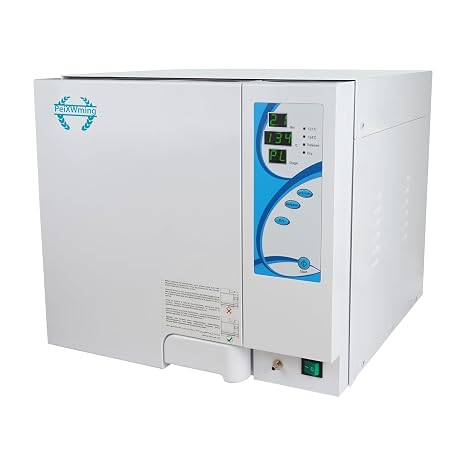 18L Autoclave Sterilizer with Drying Function, 1500W Tabletop Class N High Pressure Steam Sterilizer, 110V Autoclave Machine with Secure Door Lock, Automatic Drainage and Steam Exhaust (18L)