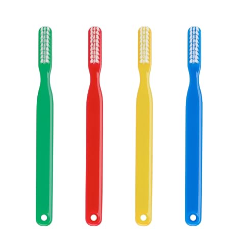 Practivalu Soft Bristle Child Toothbrush, Individually Wrapped Toothbrushes, Assorted Colors, Bulk Pack of 144