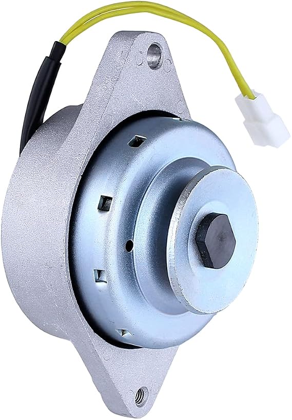 RAREELECTRICAL 12V 20A Permanent Magnet Alternator Compatible With Yanmar | 124190-77201 John Deere AM879144 MIA10338 SE501822 670 770 870 970 1070 X700 X720 Kokusan Denki