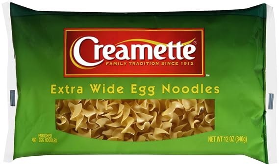 Creamette Extra Wide Egg Noodles, 12 Oz