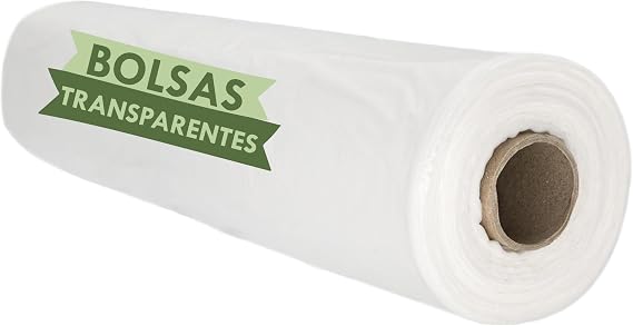 Zenic | Transparent Market Roll | 30×40cm | 1kg | Without Drawing or Handles | Durable Plastic Bags for Food Use, Ideal for Supermarket Home Store Fruit Store