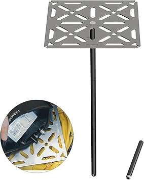 Fire-Maple Portable Tripod Stand Camping Table - Lightweight Aluminium Alloy & Stainless Steel, Detachable Feet, Adjustable Height, Compact Design