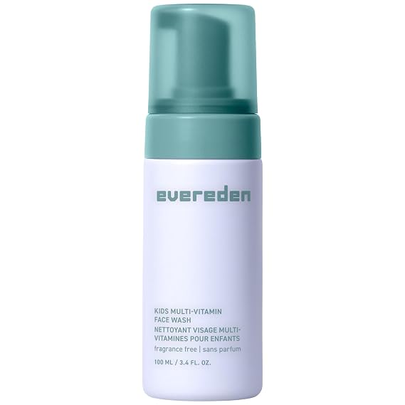 Evereden Unscented Kids Face Wash, Safe for Sensitive Skin & Gentle