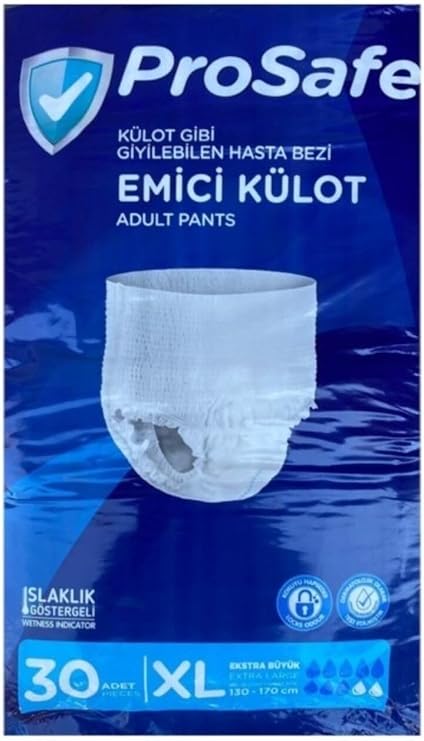 Prosafe Adult Absorbent Panties Patient Diaper Xl Extra Large 30 Pieces