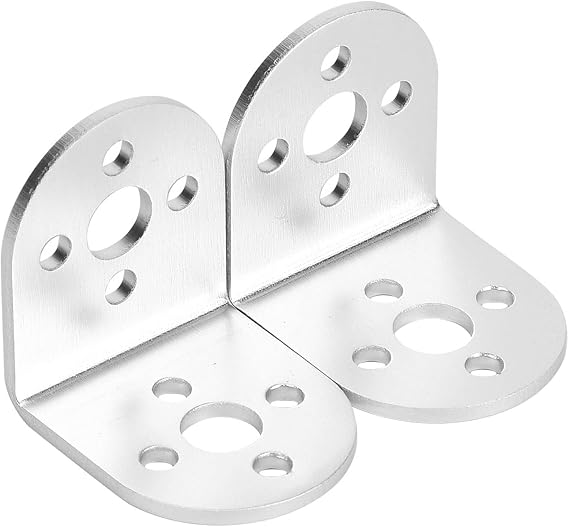 Yinhing L Bracket, Corner Bracket Aluminum L Shape 2pcs Angle for Robot