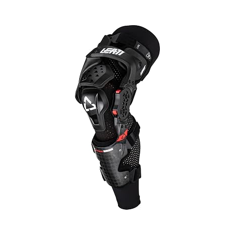 Leatt C-Frame Hybrid Left Adult Off-Road Motorcycle Knee Brace - Black/Large/X-Large