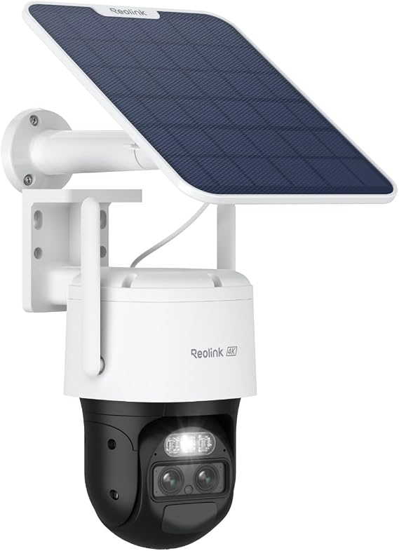 REOLINK TrackMix 4K Dual-Lens PTZ Solar Security Cameras Wireless Outdoor