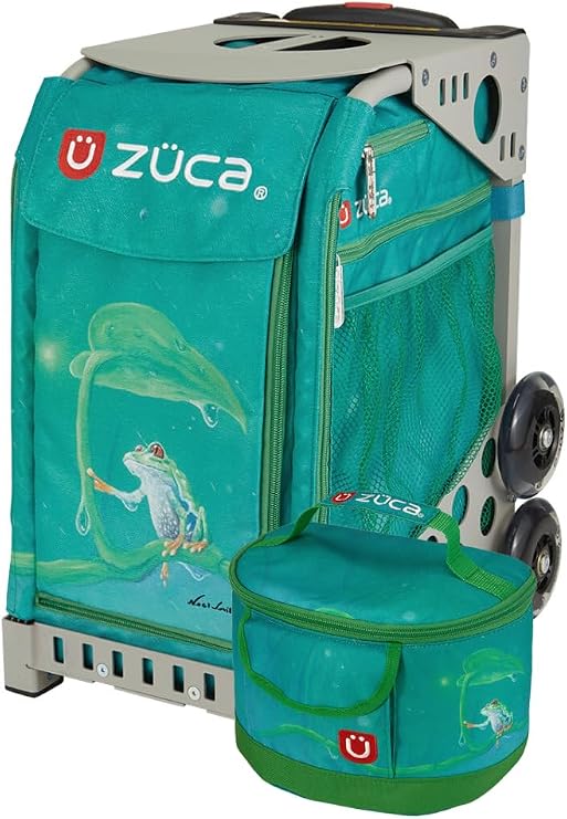 ZUCA Sport Unit - Froggy Friend (w/Lunchbox) / Gray Frame | Includes lunchbox