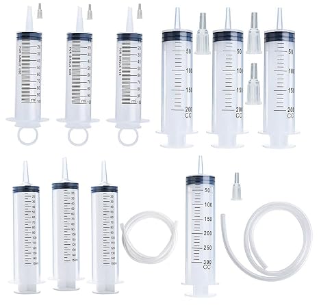 100ml 150ml 200ml 300ml Plastic Syringes