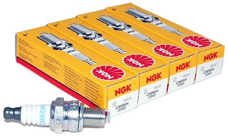 NGK (3365) CMR6H Spark Plug - Pack of 4