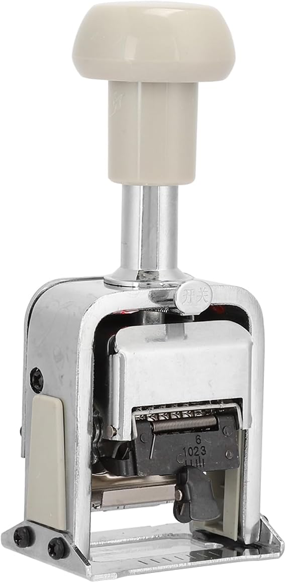Automatic Numbering Machine, Stamping Machine Automatic Coding Machine, 7-Numder for Office Equipment School Supplies