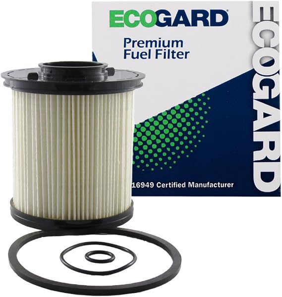 ECOGARD XF59201 Engine Fuel Filter - Premium Replacement | Fits 1997-1999 Dodge Ram 2500, Ram 3500 5.9L