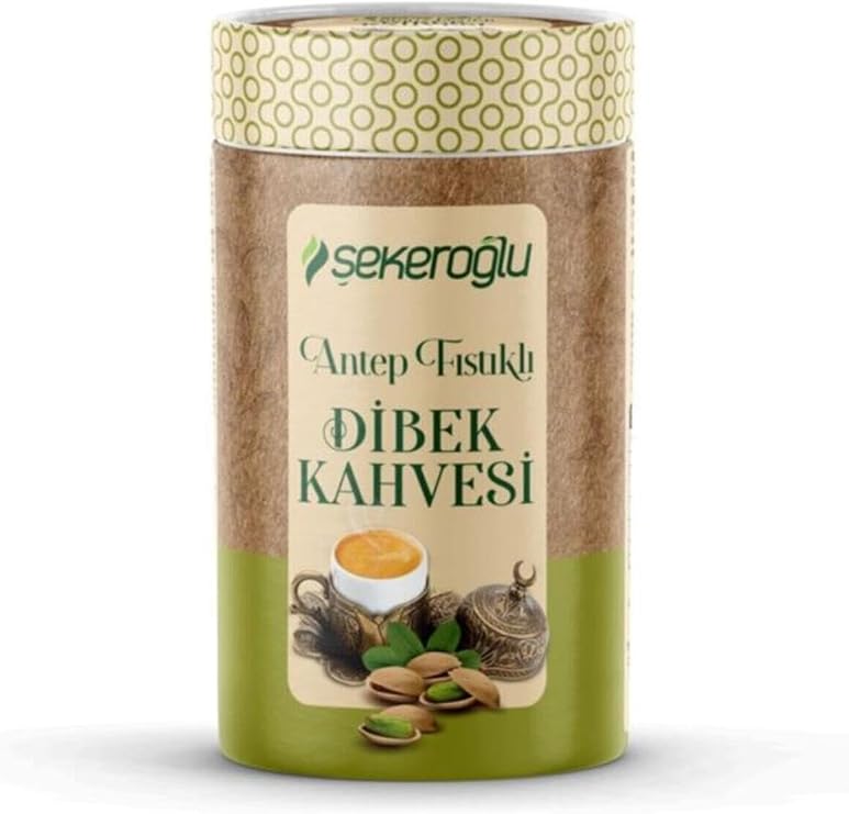 Şekeroğlu Antep Fıstıklı Dibek Kahvesi 200 gr Silindir
