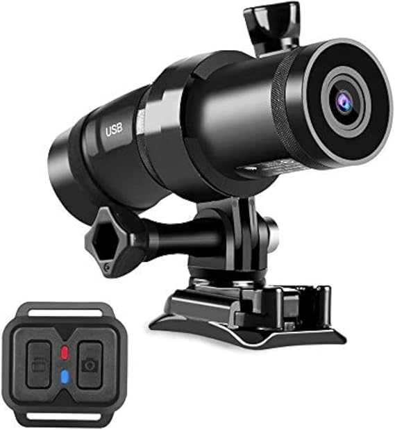 DC1 Front&Rear Helmet Camera Motorcycle Cycling Horse Riding