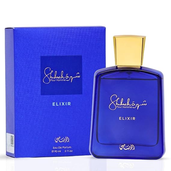 RASASI Shuhrah Elixir Pour Homme Eau de Parfum Spray 90ml (3.0 Oz) | Long-Lasting Woody Spicy Cologne | Signature Scent for Men