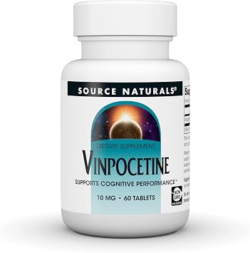 Source Naturals Vinpocetine Tablets, Supports Cognitive Performance*, 10 mg - 60 Tablets