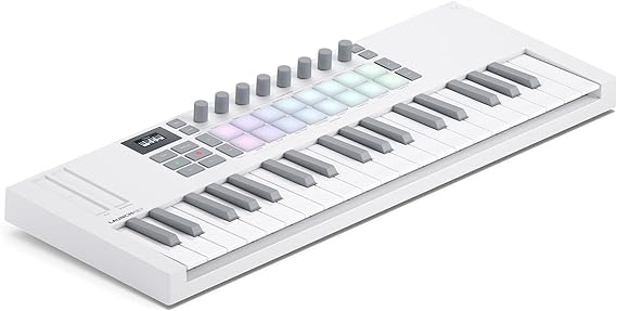 Novation Launchkey Mini 37 White MK4 USB MIDI Keyboard Controller