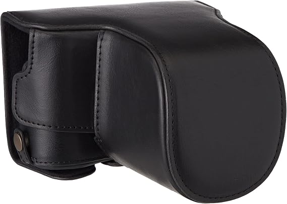 MegaGear Ever Ready Leather Camera Case Compatible with Olympus Pen E-PL10, E-PL9 (14-42mm)