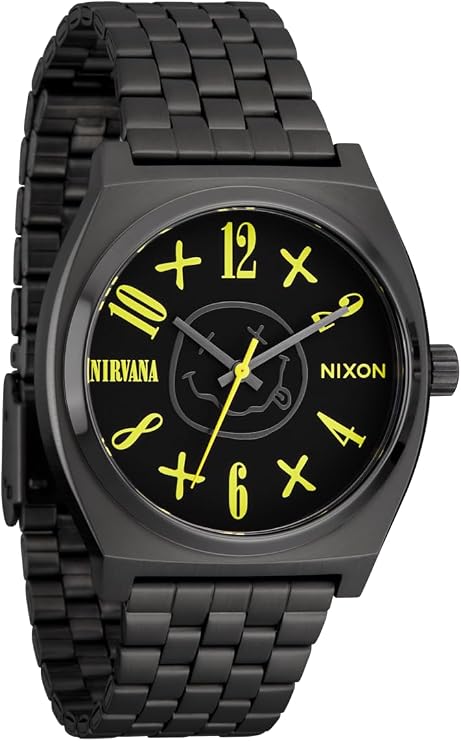 NIXON x Nirvana Time Teller Smiley Face A1419- Unisex Japanese Quartz Watch