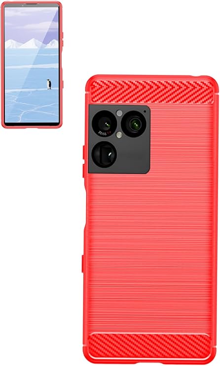Case for Sony Xperia 1 VIII Phone Silicone - Precise Cutouts,Newly Upgraded Material,Protective While Retaining Original Device Beauty,Red