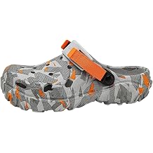Garden Clogs for Men Waterproof, Orthotic Sandals for Men, Unisex Classic Durable Elastic Personalized Creative Trendy Comfortable for Long Wear Relaxed Beach Pool Summer Holiday