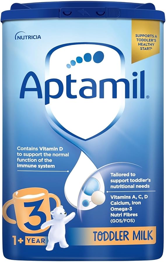Aptamil 3 Toddler Milk, Suitable for Ages 1+ Year, Pack of 3 x 800 g
