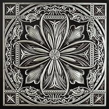 Artistic 3D Ceiling Tile, 3D Embossed wall Panels, for Public House PL10 10pcs/lot (Traditional Silver)