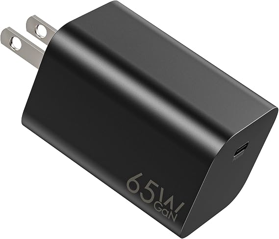 AVAPOW 65W USB-C Fast Wall Charger, PD Type-C Phone Charger Plug, Compact Power Adapter for iPhone, Android & USB-C Devices