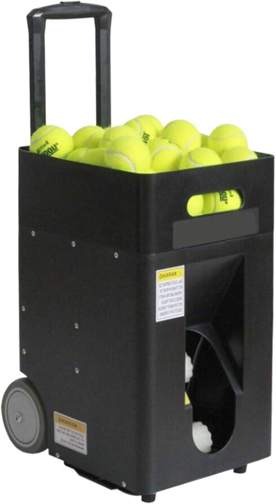 Portable Tennis Ball Machine, Automatic Tennis Ball Launcher, Pre-Programmed and Custom Drills, Complete Training Mode, for Beginners Solo Training Sports
